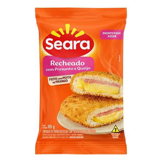 Empanado Presunto e Queijo 110g – Seara