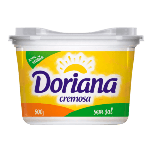Margarina cremosa sem sal 500g Doriana