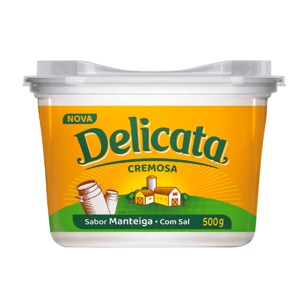 Margarina Cremosa com sal 500g Delicata