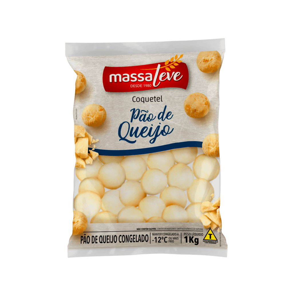 Pão de queijo 1kg Coquetel