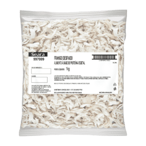 Frango desfiado baseado de proteína vegetal Seara Food Solutions 1kg