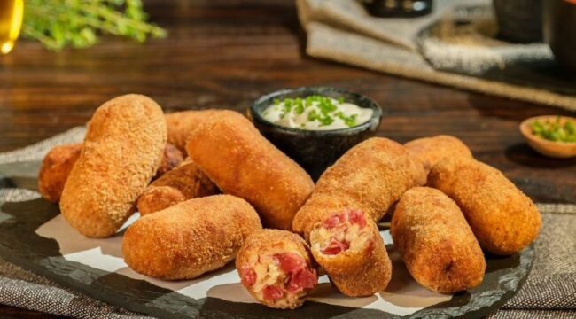 Receita de croquete de Jamón Serrano