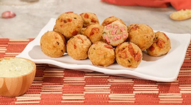 Receita de bolinho de mortadela